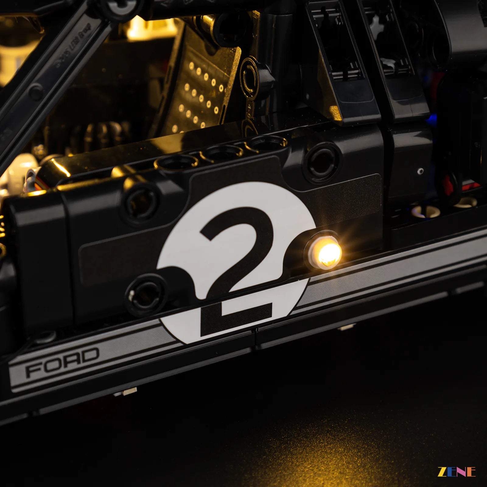 zene bricks LEGO 1966 Ford GT40 MKII Race Car Light Kit for #42223