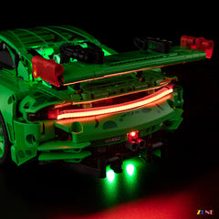 six cylinder engine bay glow - ZENE Bricks Light Kit for LEGO® Porsche 911 GT3 R REXY AO Racing Car #42224