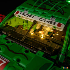 Technic race car night mode - ZENE Bricks Light Kit for LEGO® Porsche 911 GT3 R REXY AO Racing Car #42224