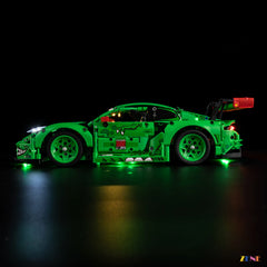 synchronized air jack detail lighting - ZENE Bricks Light Kit for LEGO® Porsche 911 GT3 R REXY AO Racing Car #42224