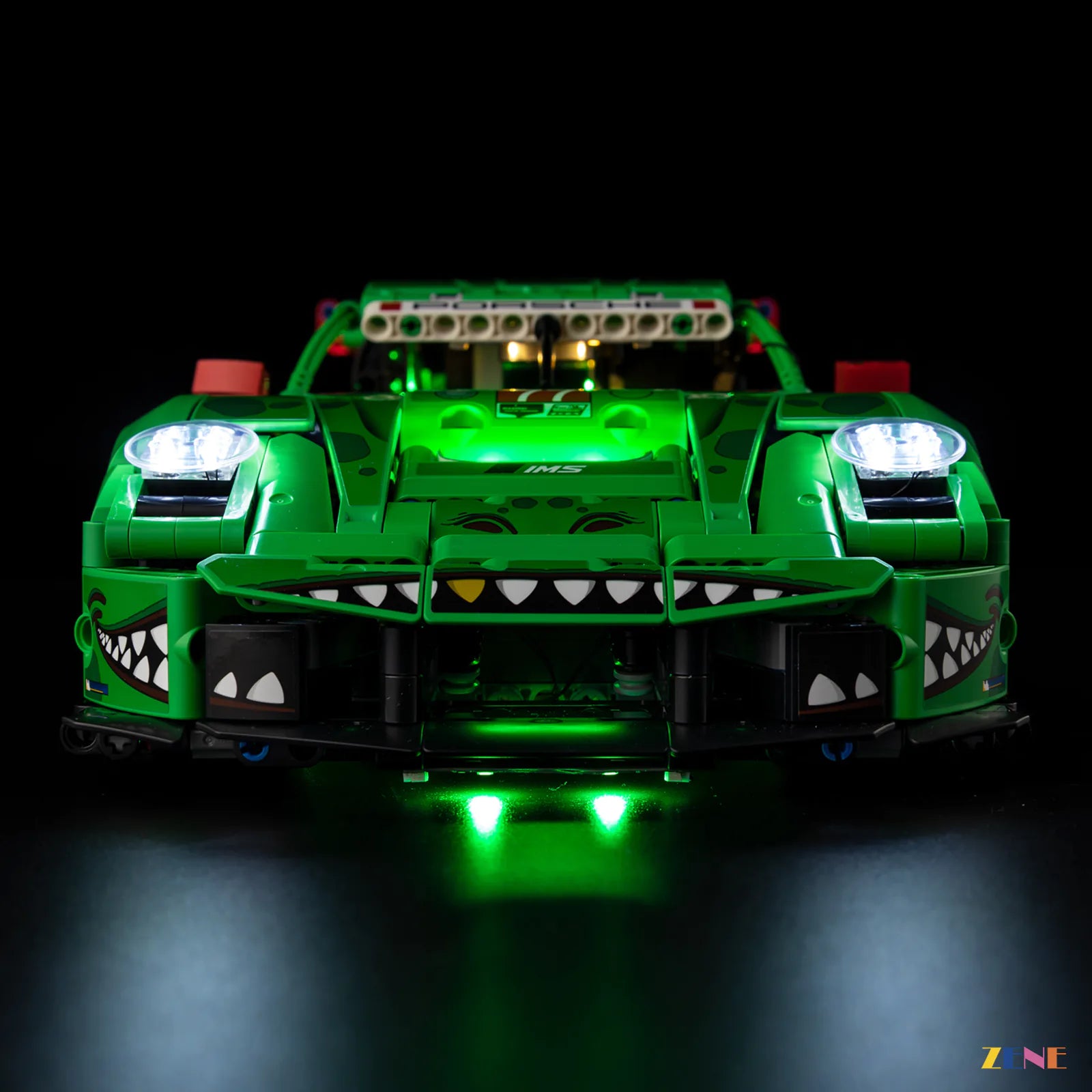 captivating race car centerpiece lights - ZENE Bricks Light Kit for LEGO® Porsche 911 GT3 R REXY AO Racing Car #42224