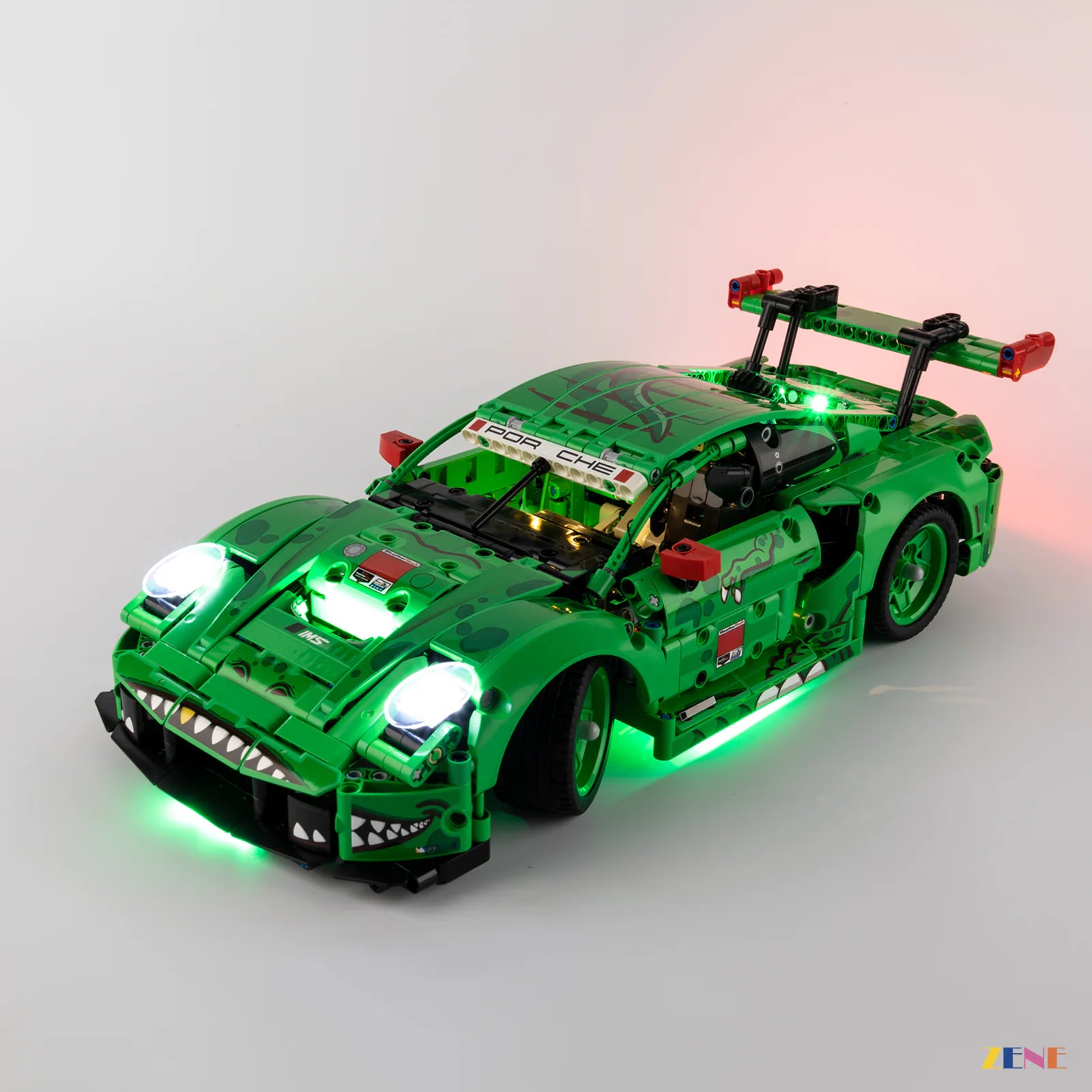 collector GT3 race car lighting - ZENE Bricks Light Kit for LEGO® Porsche 911 GT3 R REXY AO Racing Car #42224
