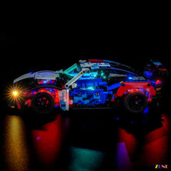 rear diffuser taillight display effect - ZENE Bricks Light Kit for LEGO® BMW M4 GT3 EVO Race Car #42226