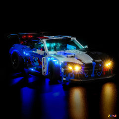 pit lane pre-race illumination scene - ZENE Bricks Light Kit for LEGO® BMW M4 GT3 EVO Race Car #42226