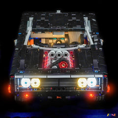 hood air intake lighting detail - ZENE Bricks Light Kit for LEGO® Fast and Furious Dodge Charger R/T Car #42231