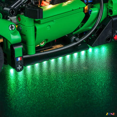 Technic supercar shelf illumination upgrade - ZENE Bricks Light Kit for LEGO® Green Bugatti Chiron Pur Sport Hypercar #42241