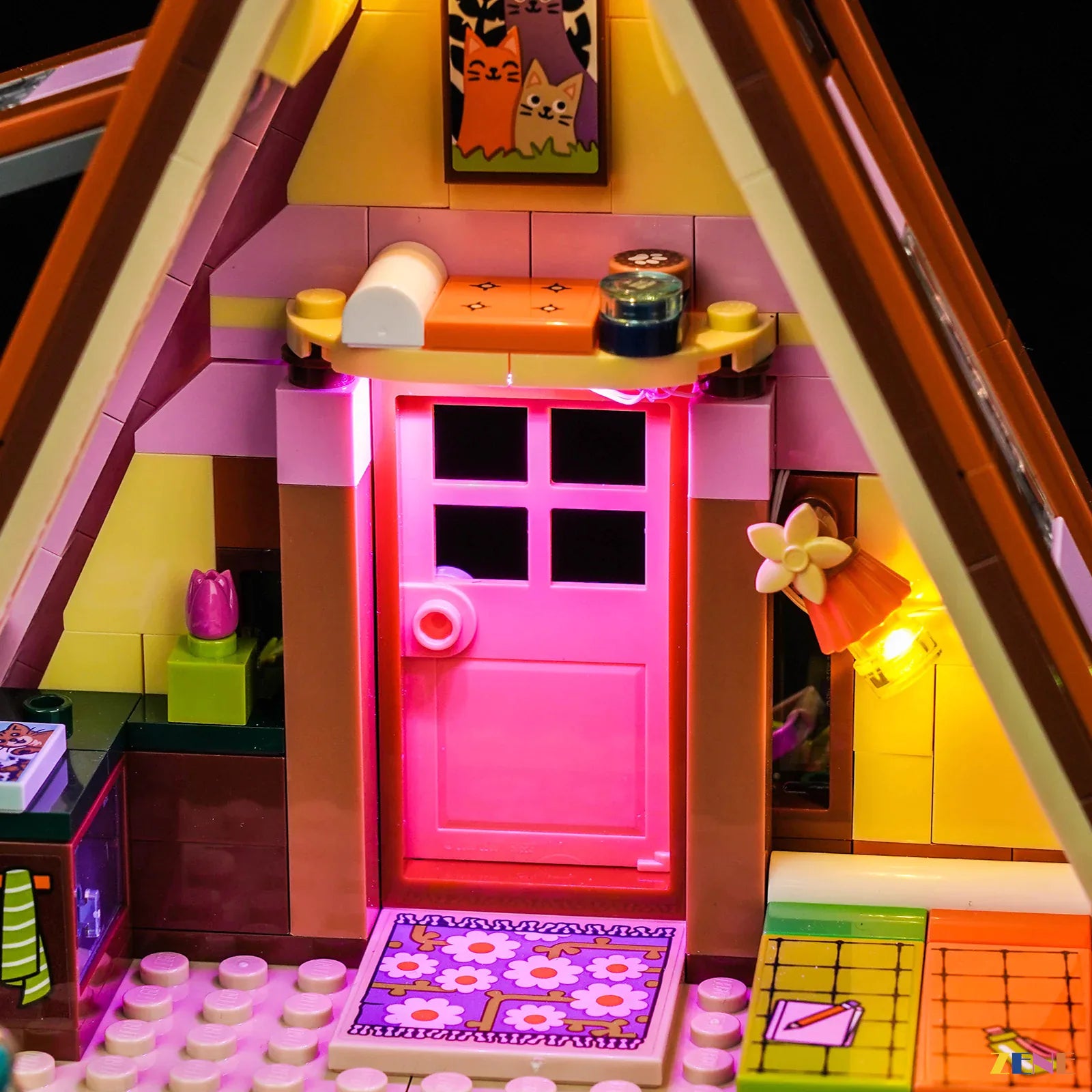 zene bricks Light Kit for Nature Glamping Cabin #42682