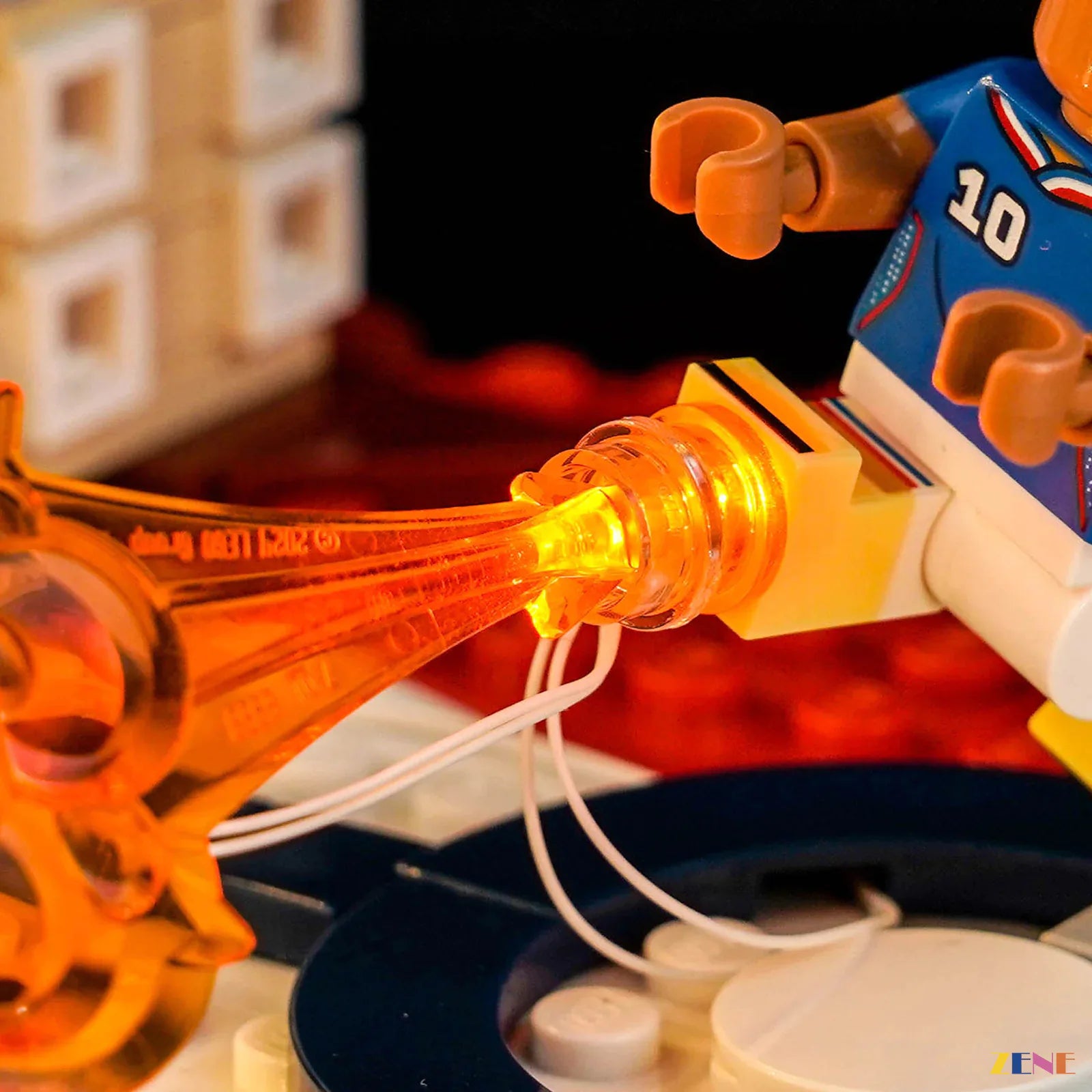 zene bricks Light Kit for Kylian Mbappé – Soccer Highlights #43013