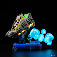visible Air unit warm glow - ZENE Bricks Light Kit for LEGO® Nike Air Max 95 #43025 Version2