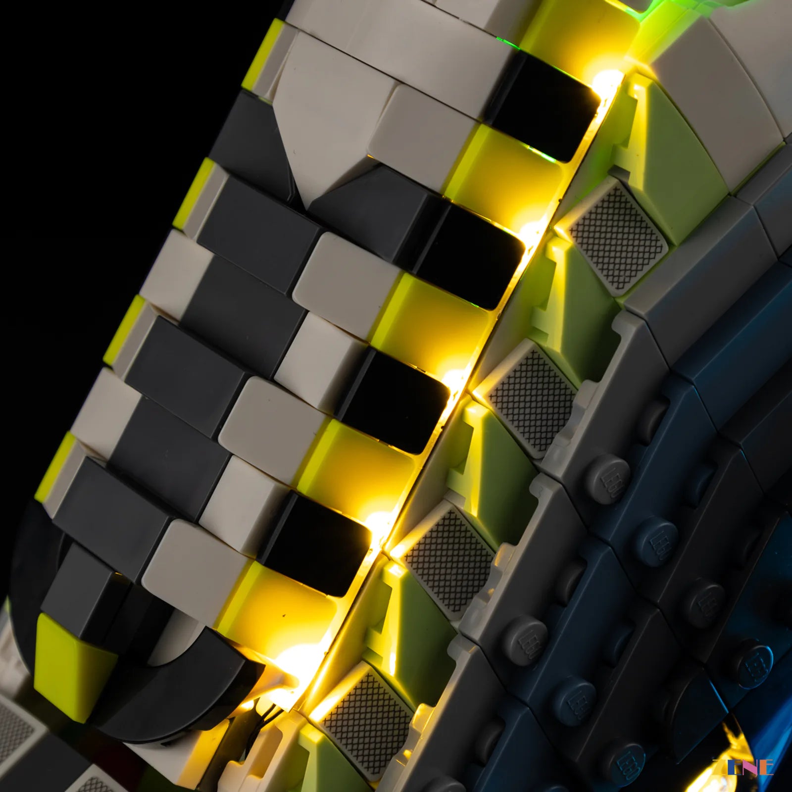 gray gradient shoe shelf glow - ZENE Bricks Light Kit for LEGO® Nike Air Max 95 #43025 Version2
