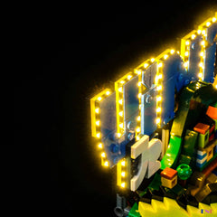 stadium town night display glow - ZENE Bricks Light Kit for LEGO® Vini Jr. Soccer Highlights #43027