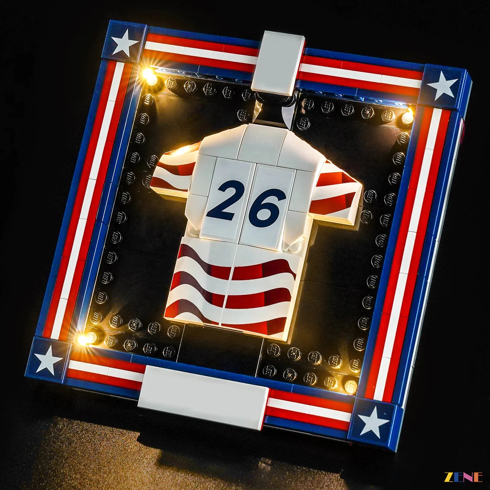 zene bricks Light Kit for 2026 U.S. Soccer National Team Jersey #43033