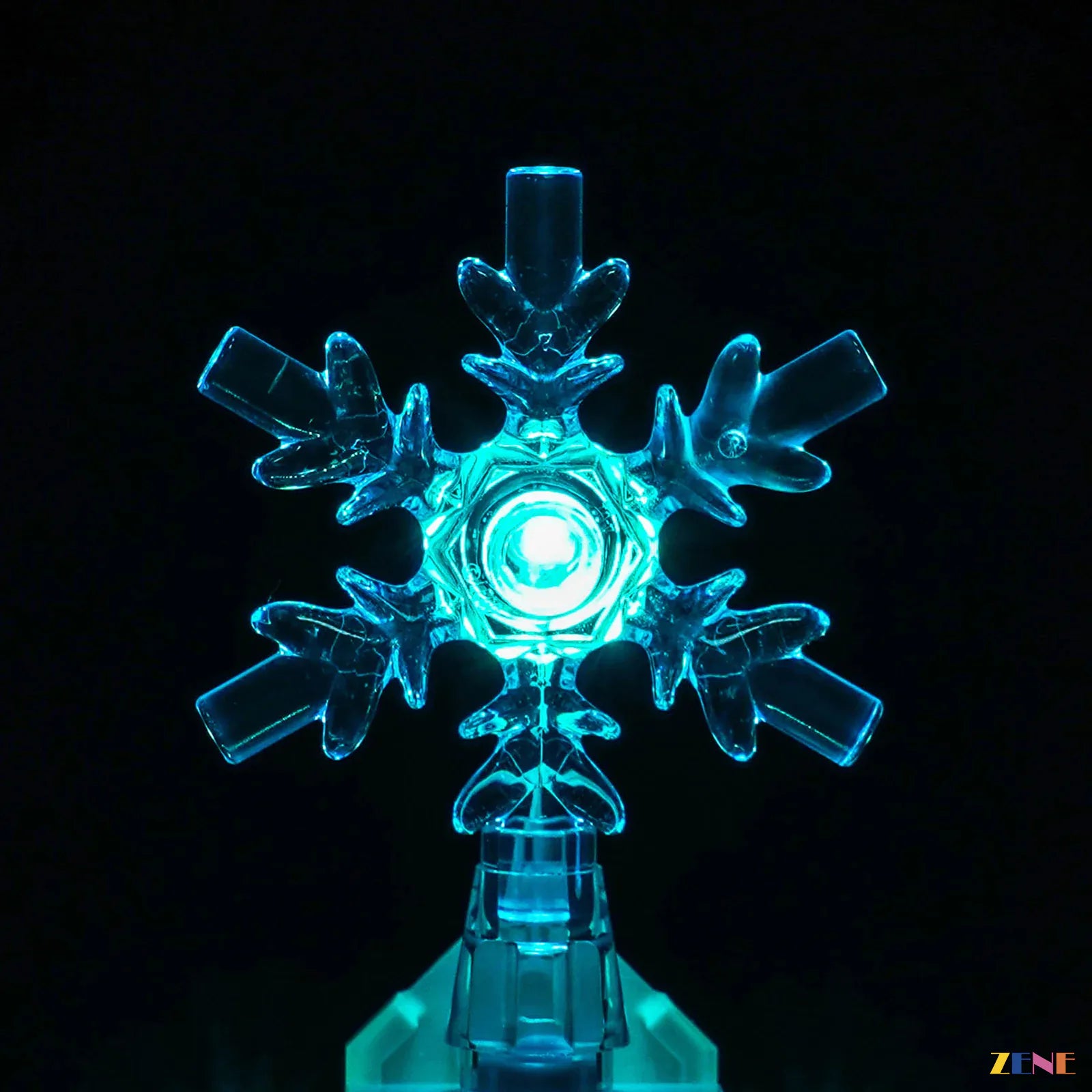 USB powered winter castle glow - ZENE Bricks Light Kit for LEGO® Elsa's Ice Castle and Snow Ride Adventure #43281