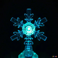 USB powered winter castle glow - ZENE Bricks Light Kit for LEGO® Elsa's Ice Castle and Snow Ride Adventure #43281