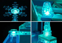 fairytale ice display LED kit - ZENE Bricks Light Kit for LEGO® Elsa's Ice Castle and Snow Ride Adventure #43281
