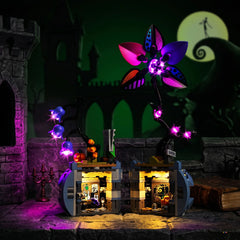 hidden potion lab interior illumination - ZENE Bricks Light Kit for LEGO® Sally's Flowerpot #43288