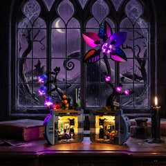Halloween Town flower night display glow - ZENE Bricks Light Kit for LEGO® Sally's Flowerpot #43288