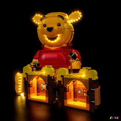 red shirt character display illumination - ZENE Bricks Light Kit for LEGO® Winnie the Pooh #43300