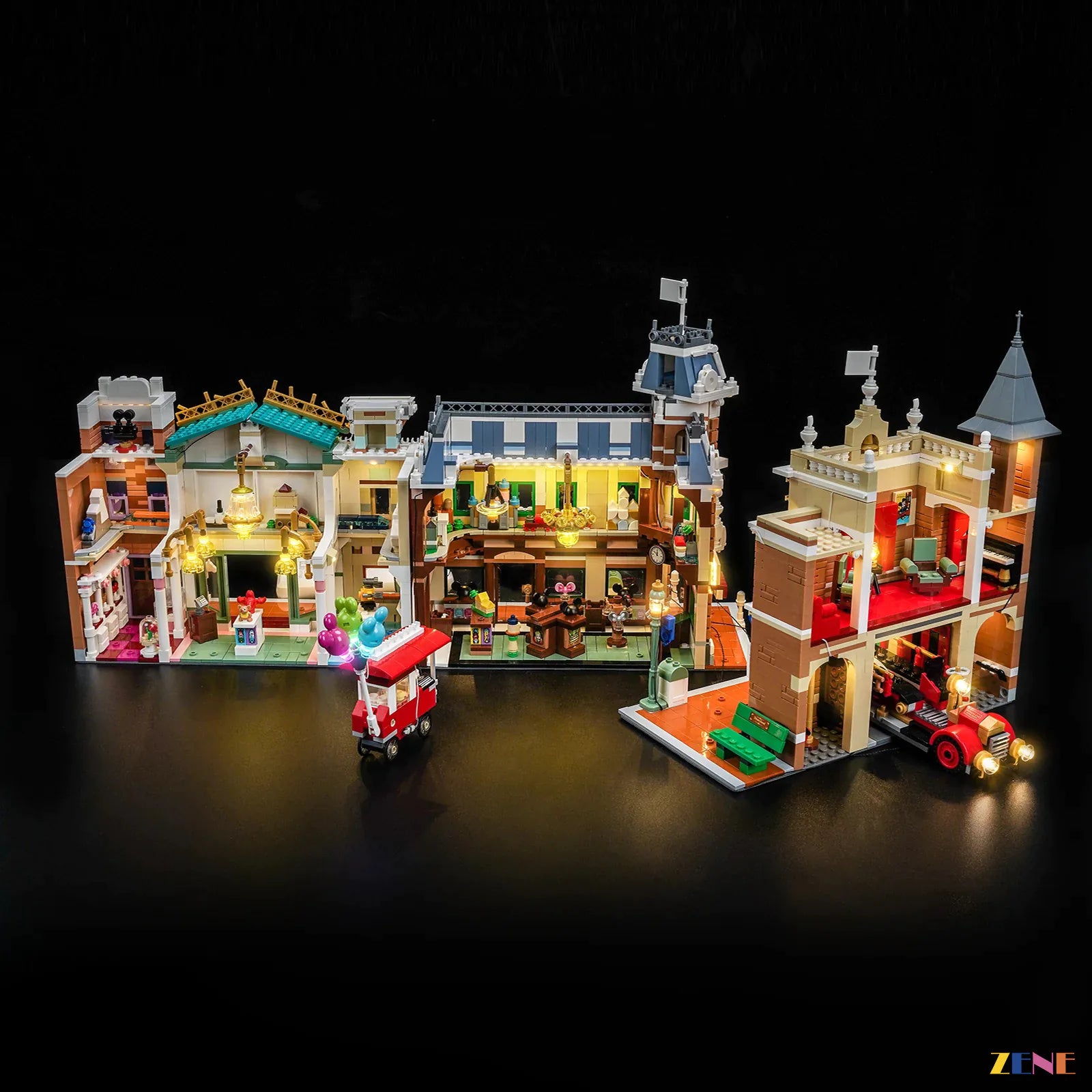 zene bricks ZENE Bricks Light Kit for LEGO® Main Street USA #43302