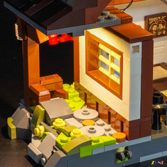 hidden wire forge lighting upgrade - ZENE Bricks Light Kit for LEGO® Four Weapons Blacksmith 15th Anniversary #71858