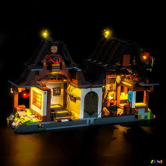 traditional forge shelf display lighting - ZENE Bricks Light Kit for LEGO® Four Weapons Blacksmith 15th Anniversary #71858