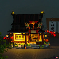 flickering forge flame display glow - ZENE Bricks Light Kit for LEGO® Four Weapons Blacksmith 15th Anniversary #71858
