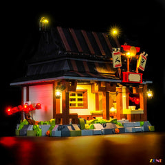 spinjitzu legacy workshop illumination kit - ZENE Bricks Light Kit for LEGO® Four Weapons Blacksmith 15th Anniversary #71858