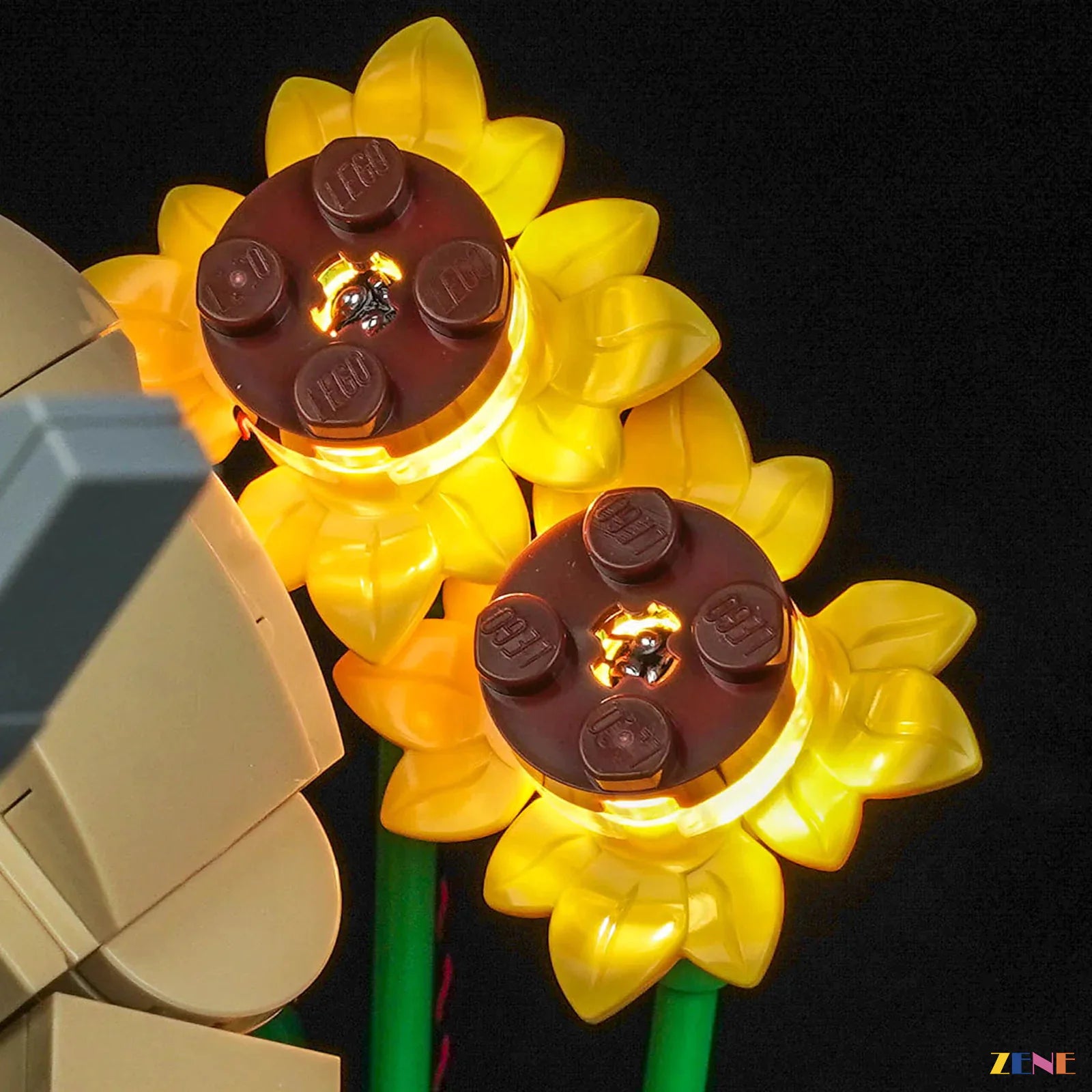 remote color changing display mode - ZENE Bricks Light Kit for LEGO® Shrek Donkey and Puss in Boots #72423