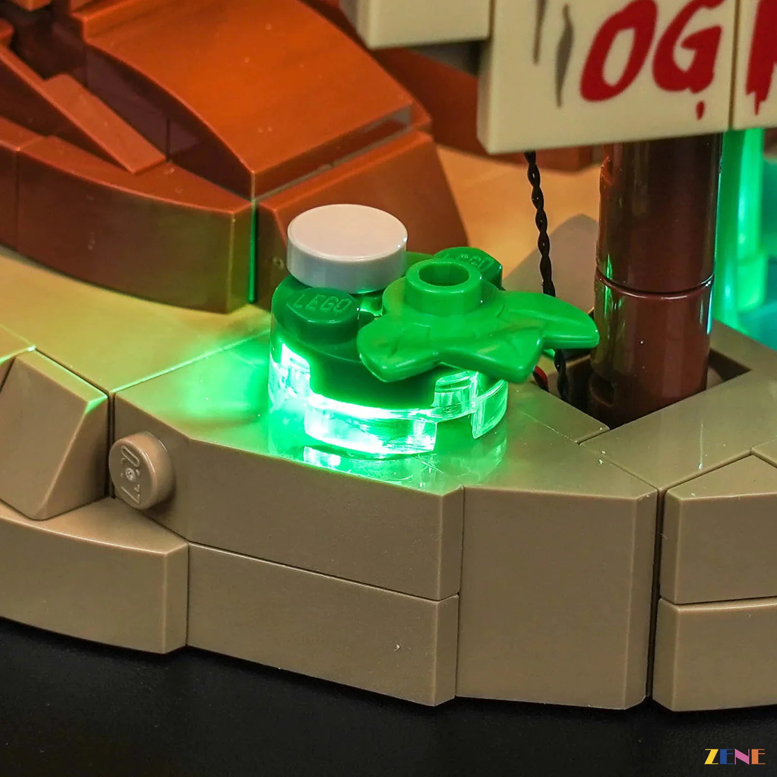 character shelf nighttime illumination upgrade - ZENE Bricks Light Kit for LEGO® Shrek Donkey and Puss in Boots #72423