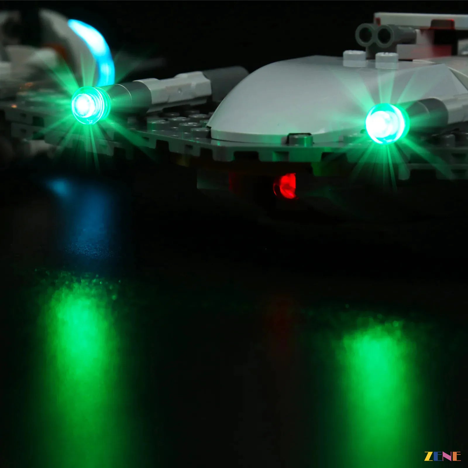 space battle cinematic glow upgrade - ZENE Bricks Light Kit for LEGO® The Mandalorian's N-1 Starfighter #75325