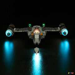 galactic adventure shelf night glow - ZENE Bricks Light Kit for LEGO® The Mandalorian's N-1 Starfighter #75325