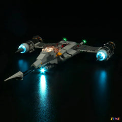 transparent cockpit canopy illumination - ZENE Bricks Light Kit for LEGO® The Mandalorian's N-1 Starfighter #75325