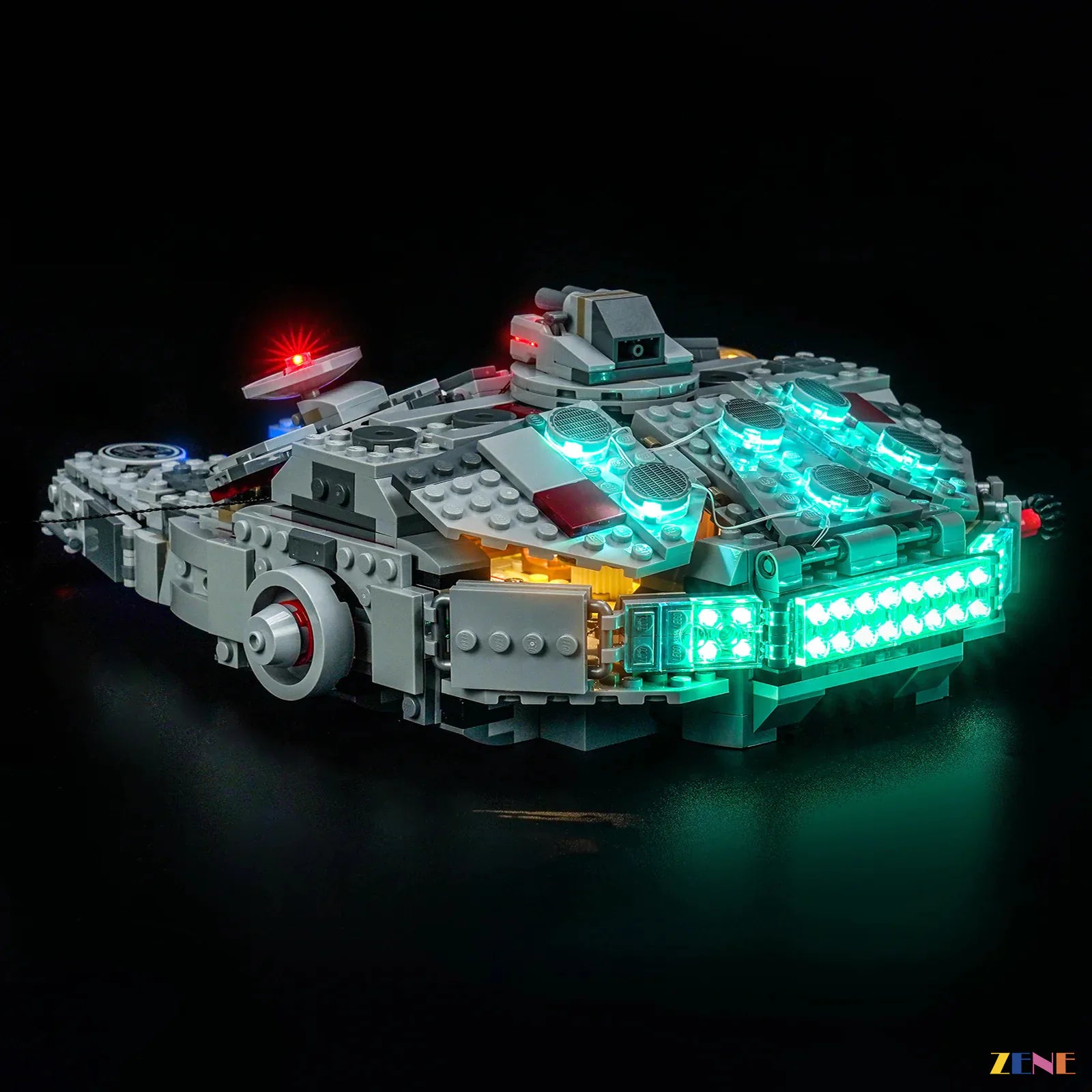Kessel Run cinematic shelf glow - ZENE Bricks Light Kit for LEGO® SMART Play Millennium Falcon #75426
