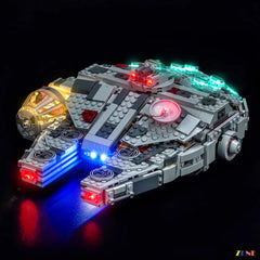 warm cockpit starship interior lighting - ZENE Bricks Light Kit for LEGO® SMART Play Millennium Falcon #75426