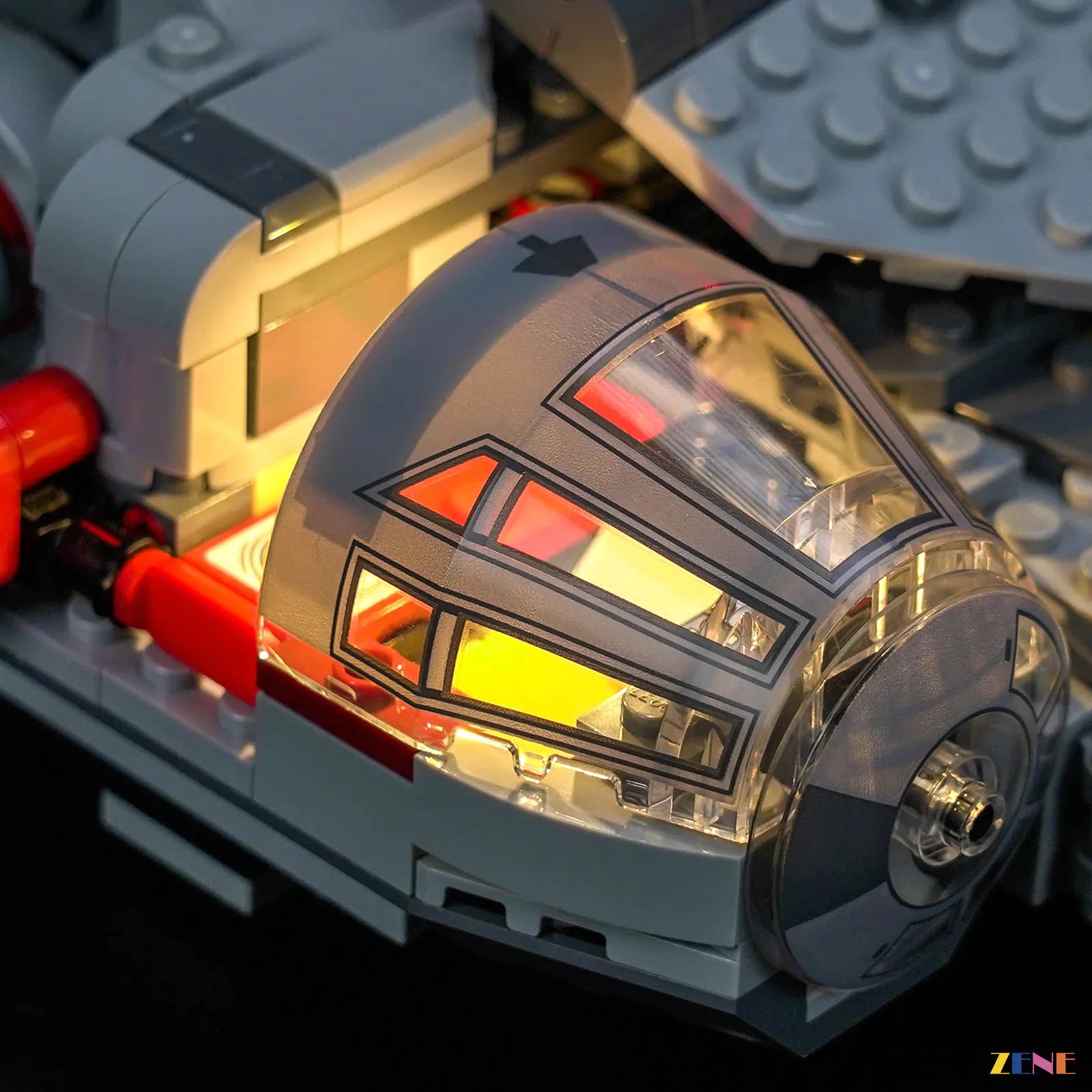 Star Wars freighter display illumination - ZENE Bricks Light Kit for LEGO® SMART Play Millennium Falcon #75426
