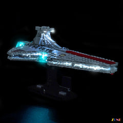 Republic flagship combat display lighting - ZENE Bricks Light Kit for LEGO® Venator-Class Attack Cruiser #75441 Ver.2