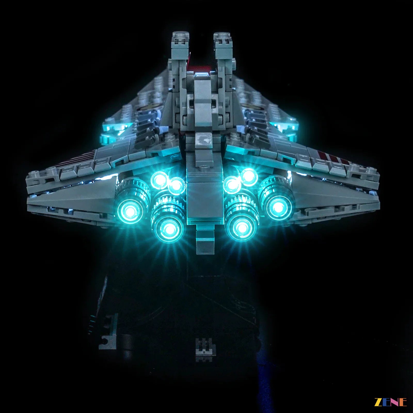 Republic cruiser museum display lights - ZENE Bricks Light Kit for LEGO® Venator-Class Attack Cruiser #75441 Ver.2