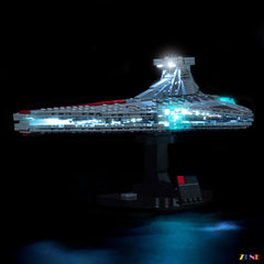 galactic fleet centerpiece night mode - ZENE Bricks Light Kit for LEGO® Venator-Class Attack Cruiser #75441 Ver.2