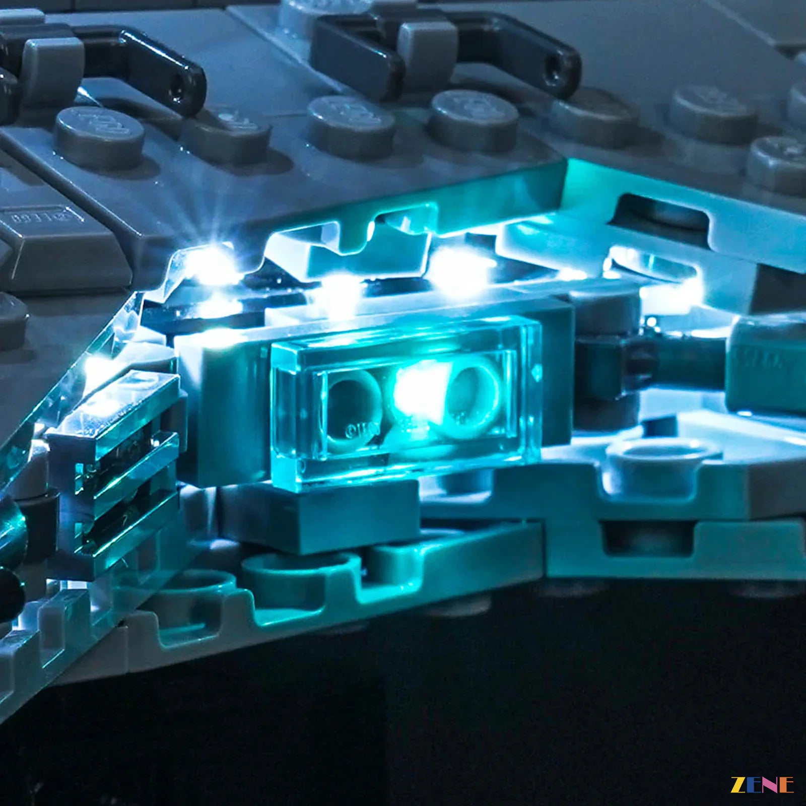 precision hidden wire engine glow - ZENE Bricks Light Kit for LEGO® Venator-Class Attack Cruiser #75441 Ver.2