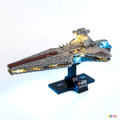 Republic flagship display illumination - ZENE Bricks Light Kit for LEGO® Venator-Class Attack Cruiser #75441