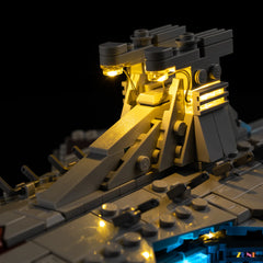 museum grade warship shelf lighting - ZENE Bricks Light Kit for LEGO® Venator-Class Attack Cruiser #75441