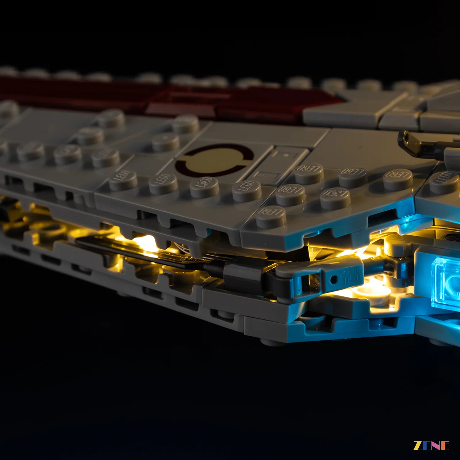 Star Wars cruiser LED showcase - ZENE Bricks Light Kit for LEGO® Venator-Class Attack Cruiser #75441