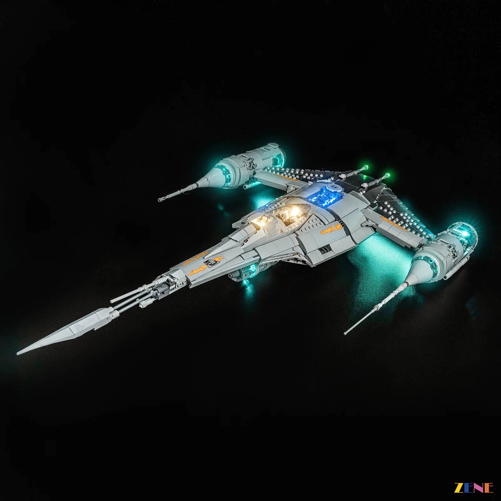 zene bricks Light Kit for The Mandalorian's N-1 Starfighter #75442