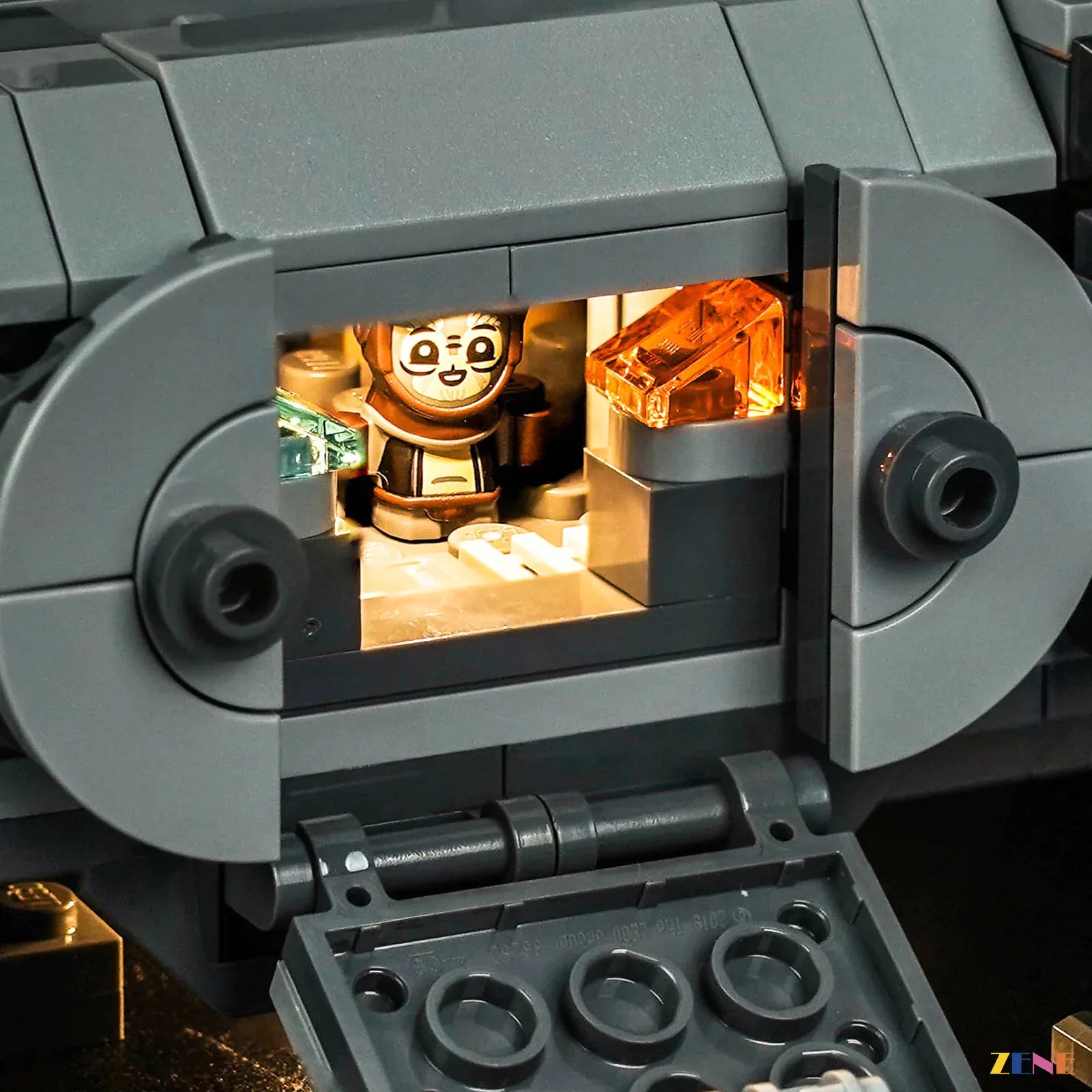 interstellar ship collector glow upgrade - ZENE Bricks Light Kit for LEGO® Anzellan Starship #75445