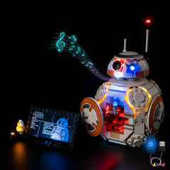 Resistance droid display illumination kit - ZENE Bricks Light Kit for LEGO® BB8 Astromech Droid #75452