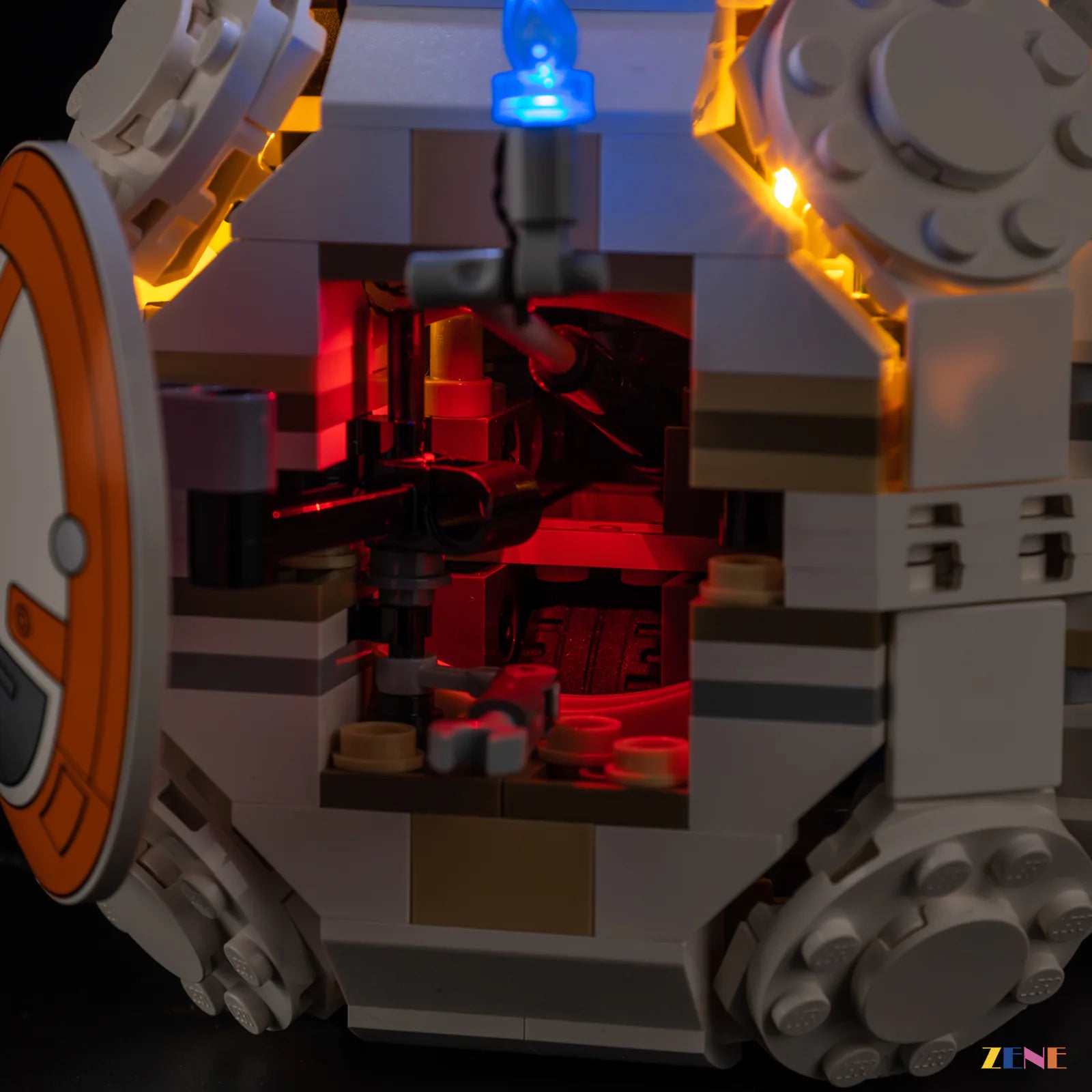 zene bricks Light Kit for BB8 Astromech Droid #75452