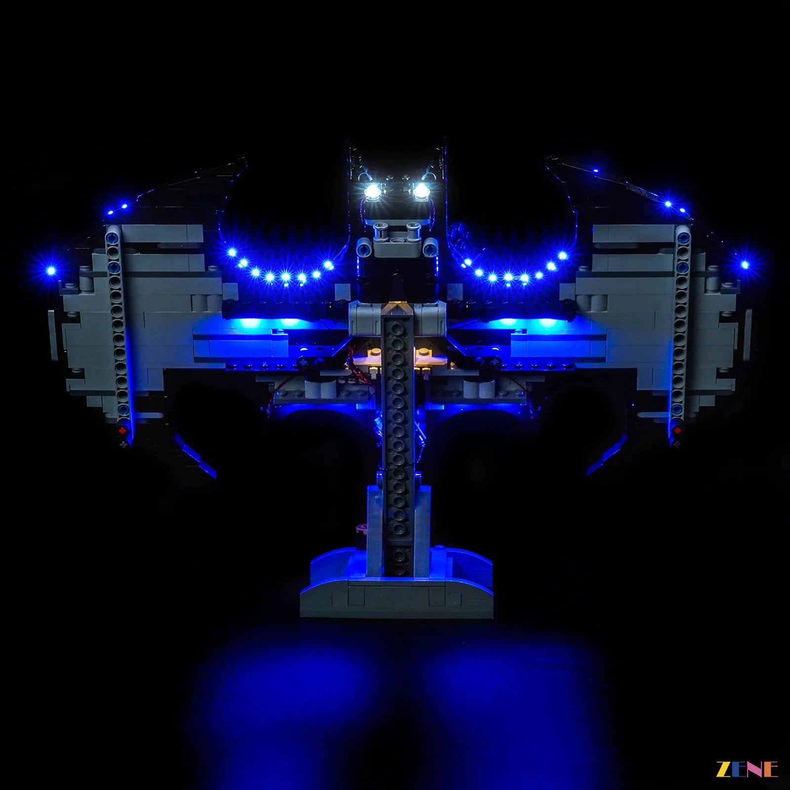 sharp wing contour LED outline - ZENE Bricks Light Kit for LEGO® Batman Logo #76330