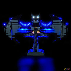 sharp wing contour LED outline - ZENE Bricks Light Kit for LEGO® Batman Logo #76330