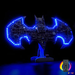 warm center signal contrast lighting - ZENE Bricks Light Kit for LEGO® Batman Logo #76330