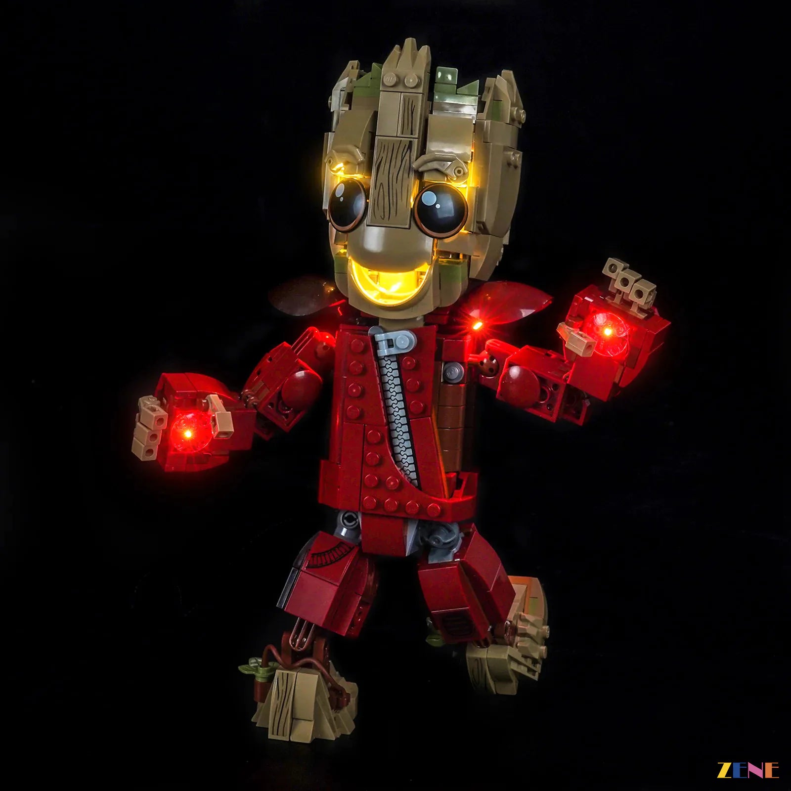 zene bricks LEGO Ravager Jumpsuit Groot Light Kit for #76341